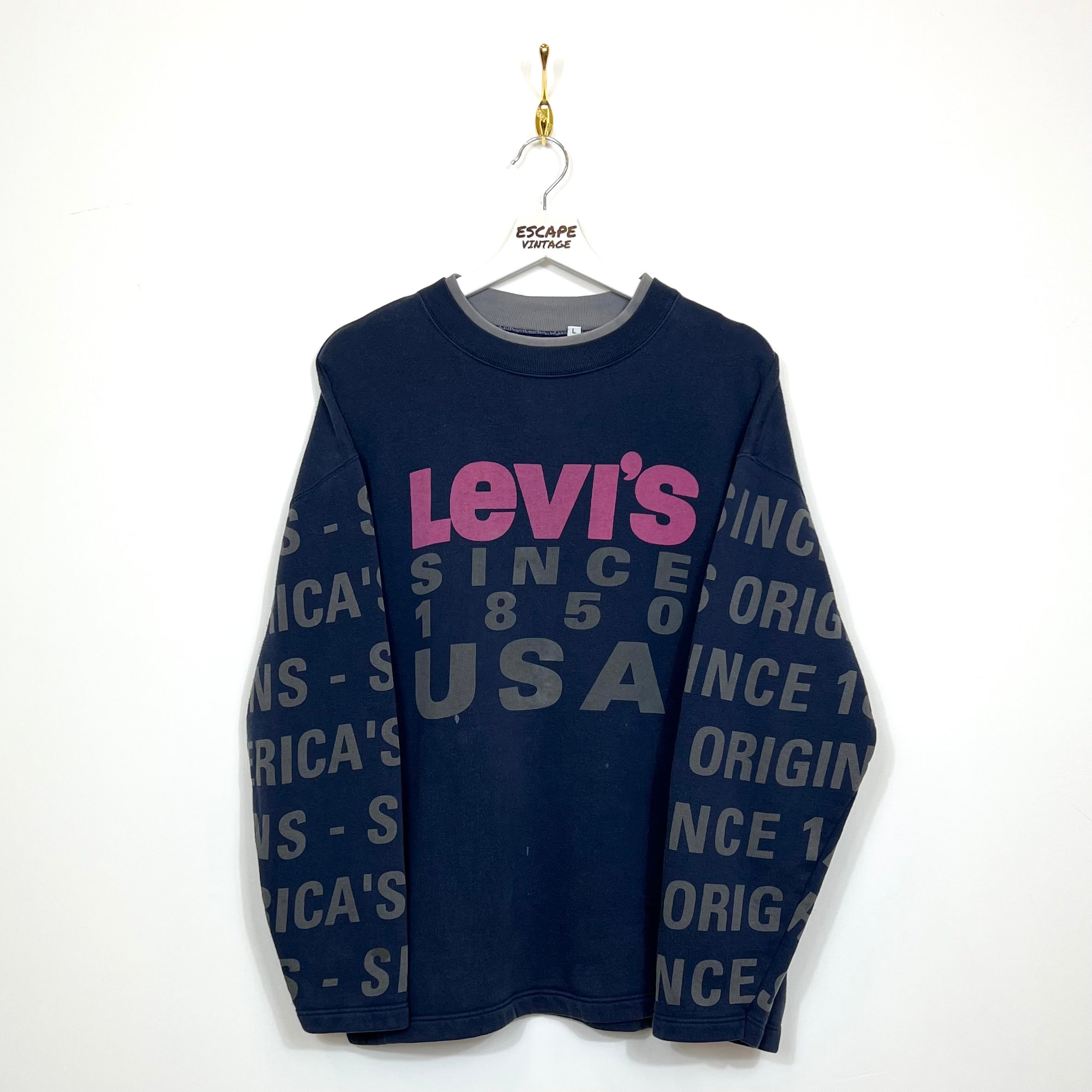 Felpa Vintage Felpa L 90s Felpa Levis Vintage [L]
