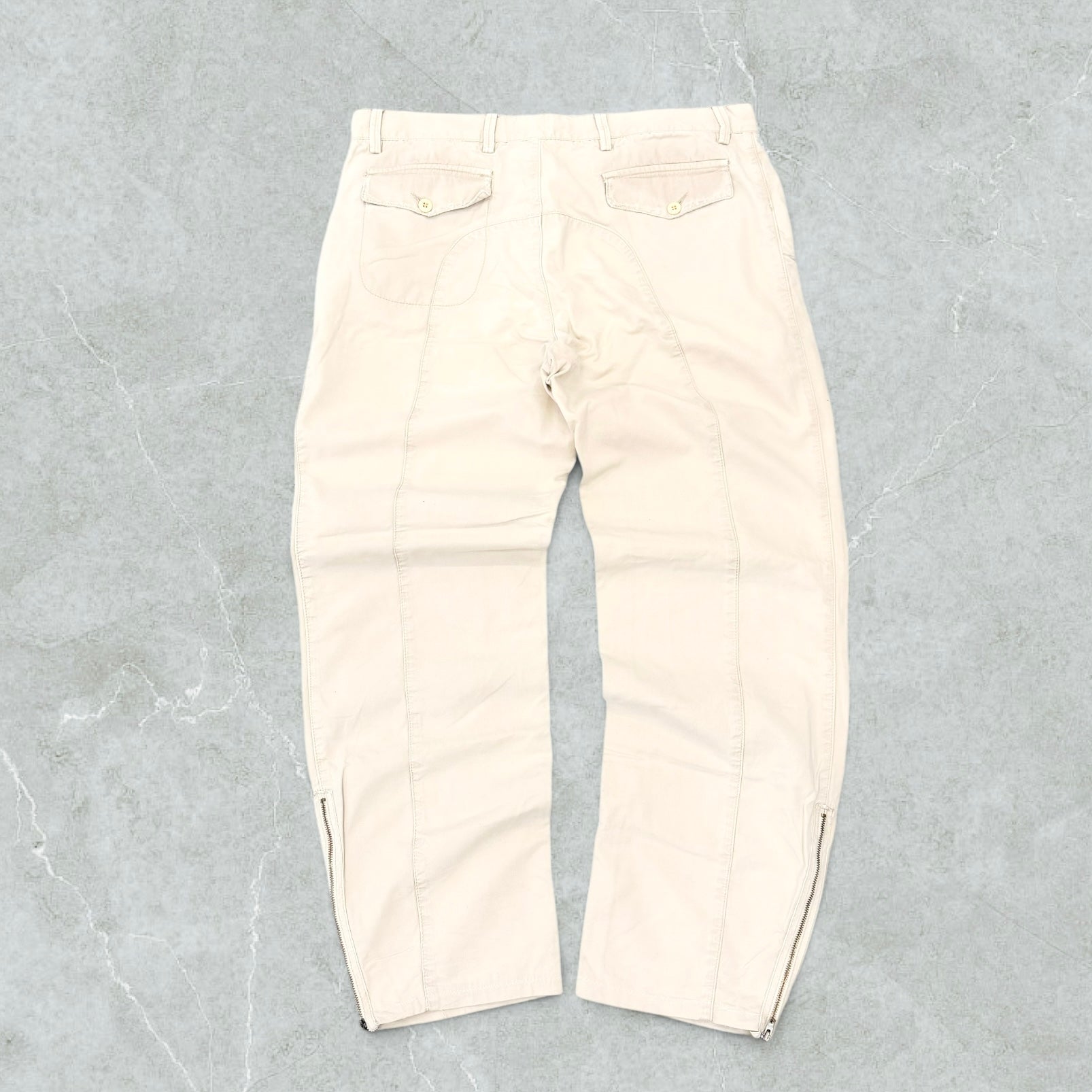 00s Pantaloni Double Knee Baggy Hip Hop Vintage [L]