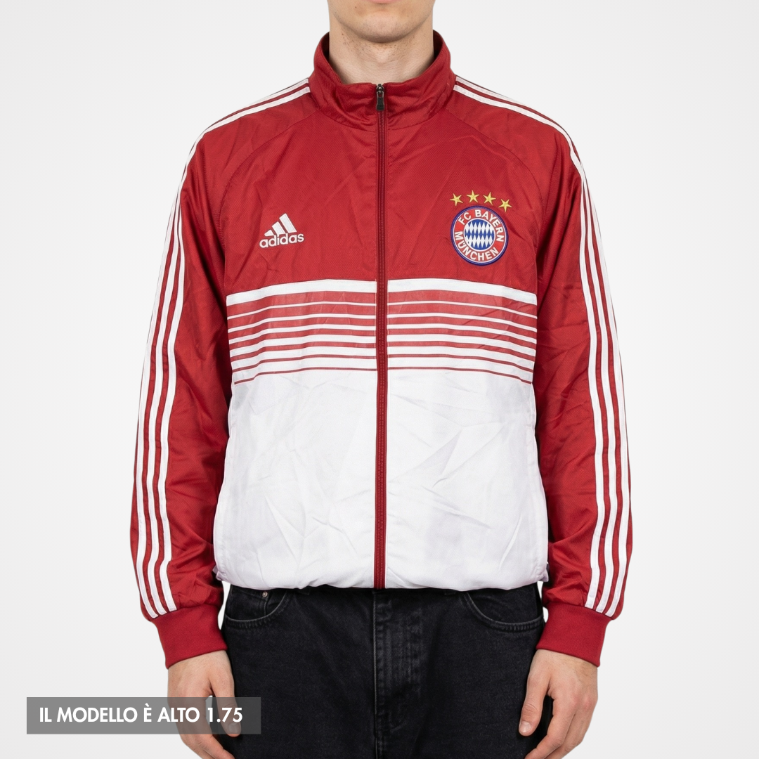 00s Giacca Adidas x Bayern Monaco Antivento Vintage [M]