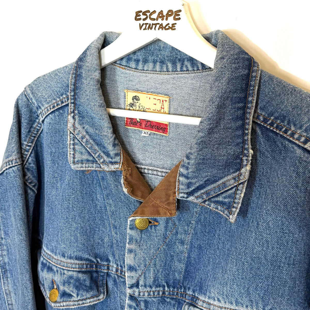 80s Giacca In Denim Vintage [XL]