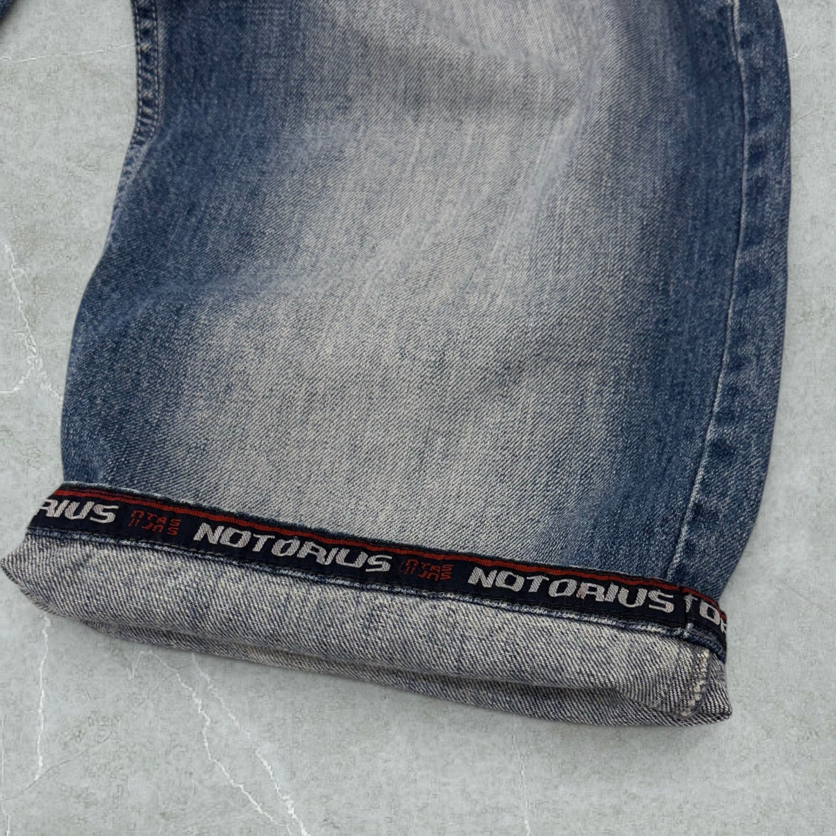 [RARI] Y2K Jeans Notorious Hip Hop Super Baggy Vintage [50 IT]