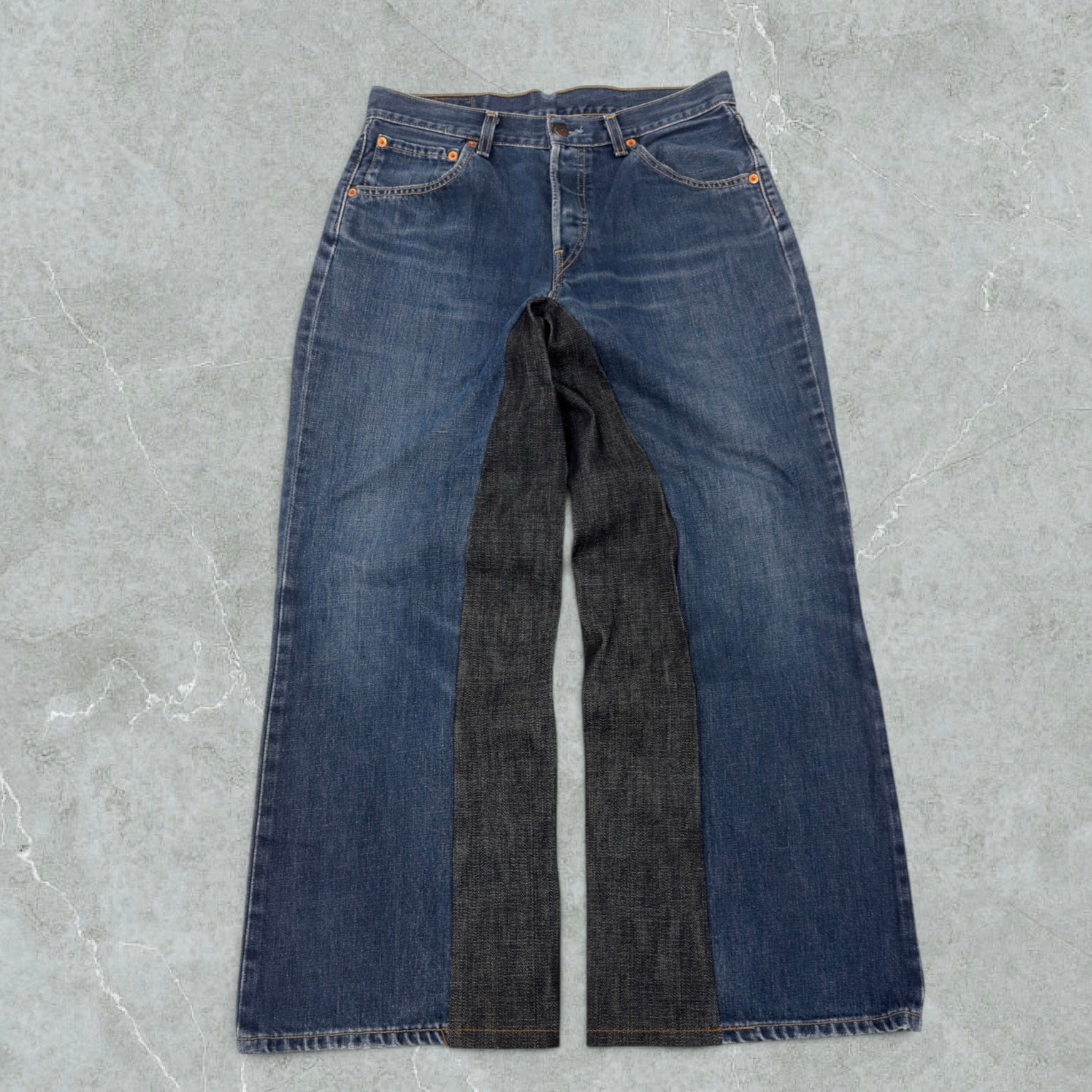 Jeans Levis Patchwork Super Baggy Vintage [44 IT]