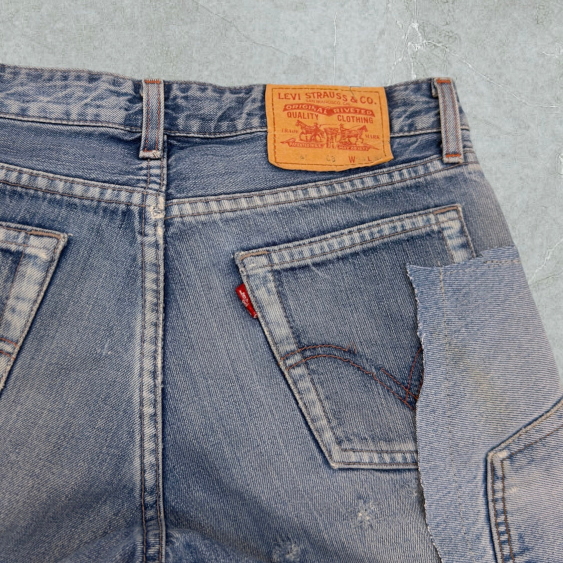 [LIMITED EDITION] Jeans Levis Patchwork Ultra Baggy Vintage [43 IT]