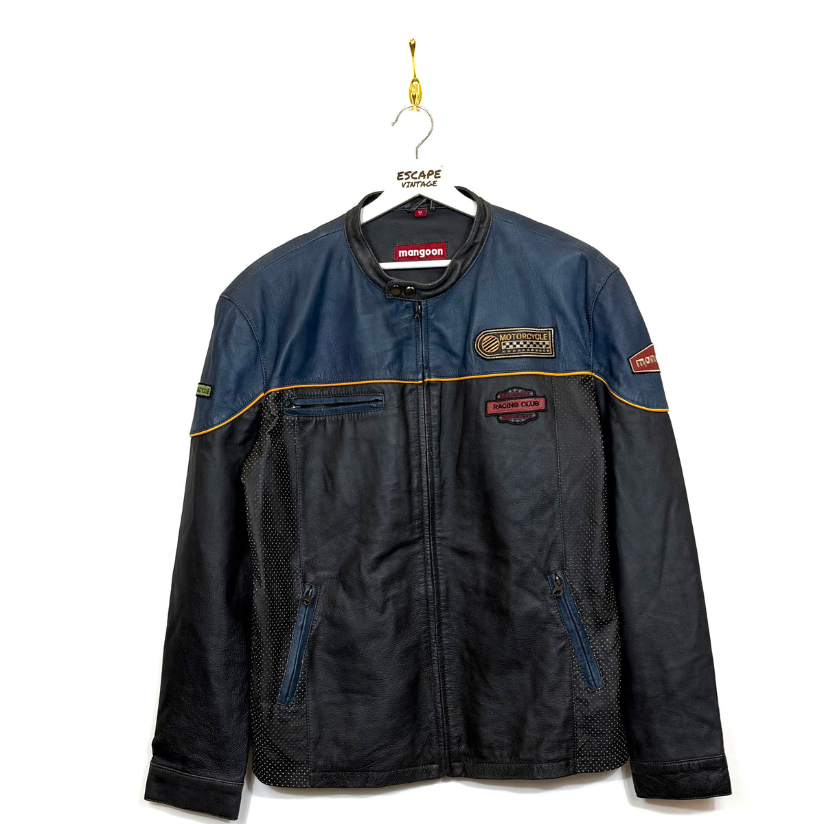 Giacca Racing In Pelle Vintage [L]