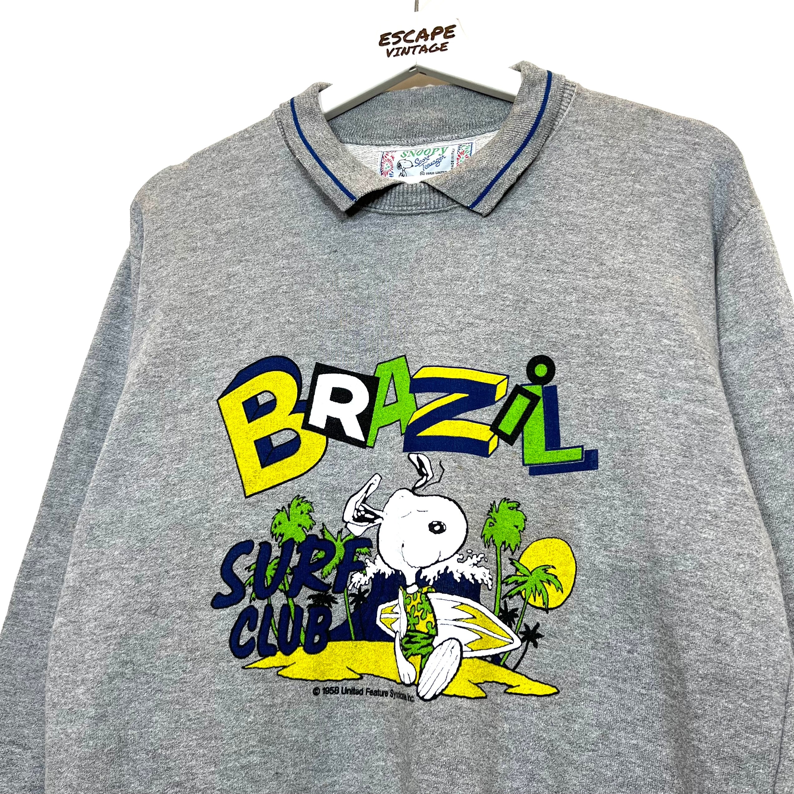 [RARA] 1958 Felpa Grafica Snoopy Vintage [S]