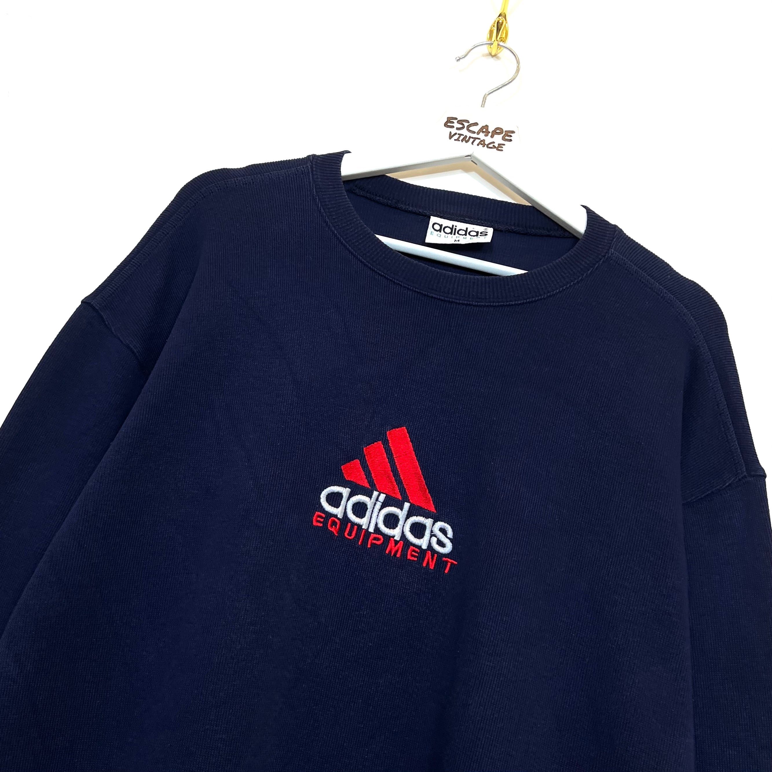 90s Felpa Adidas Equipment Reverse Logo Vintage [M]