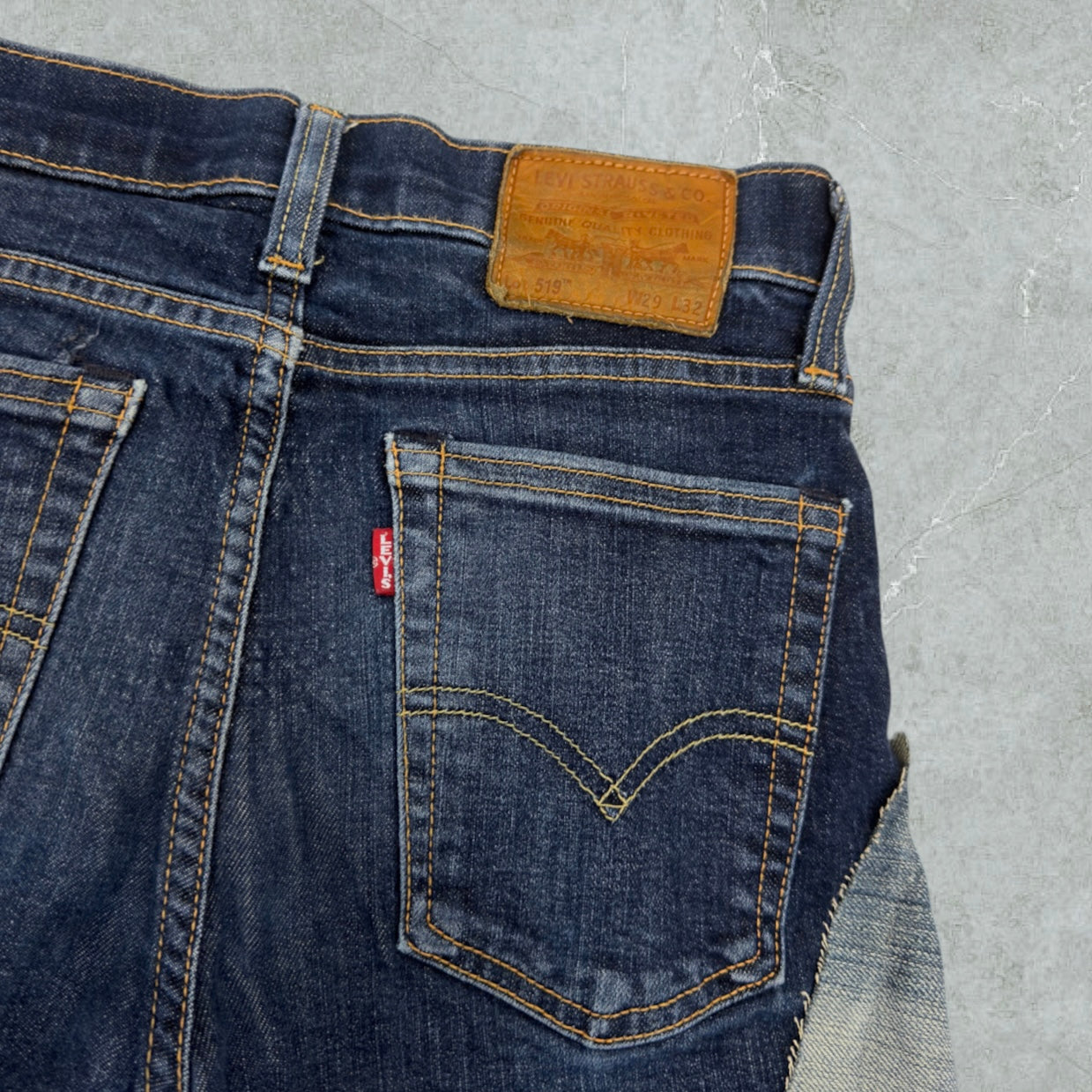 Jeans Levis 519 Patchwork Ultra Baggy Vintage [43 IT]