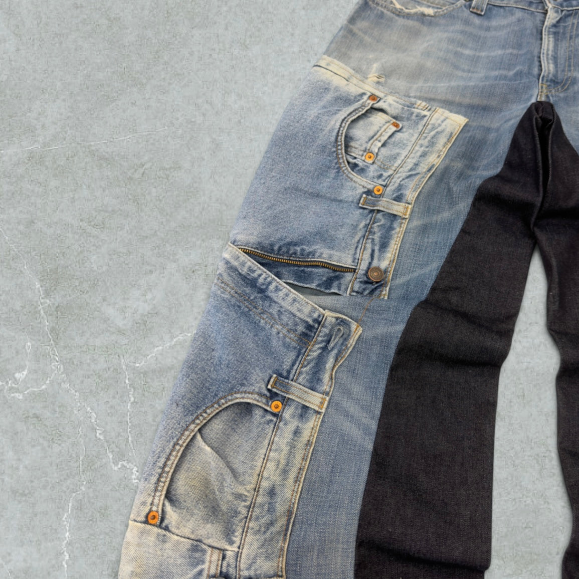 [LIMITED EDITION] Jeans Levis Patchwork Ultra Baggy Vintage [50 IT]