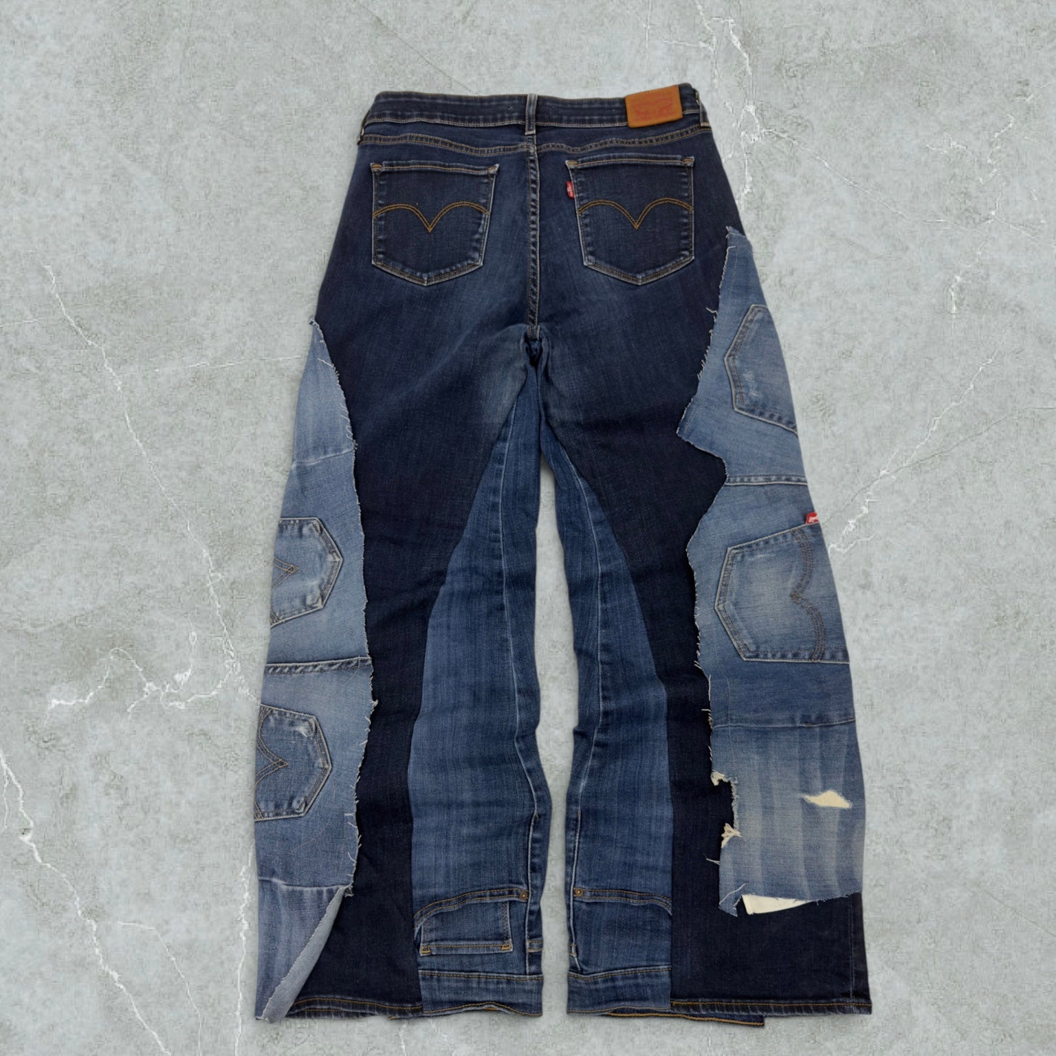 Jeans Levis Patchwork Ultra Baggy Vintage [45 IT]