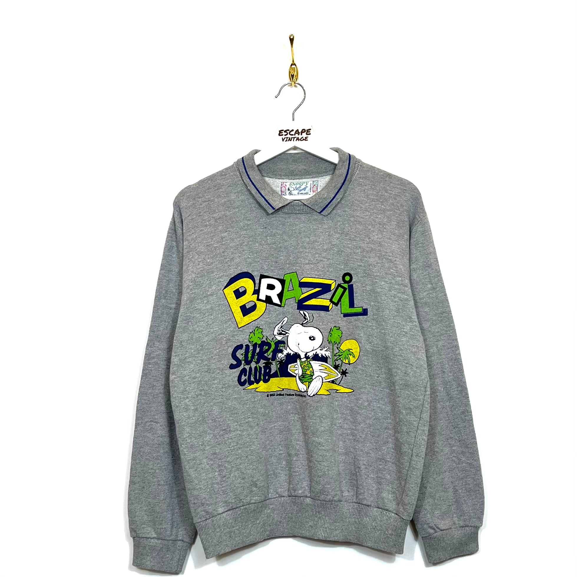 [RARA] 1958 Felpa Grafica Snoopy Vintage [S]