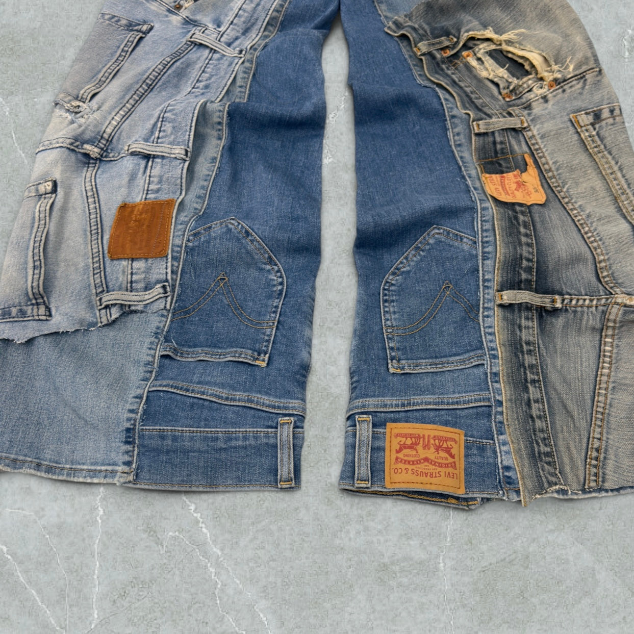 [LIMITED EDITION] Jeans Levis Patchwork Ultra Baggy Vintage [41 IT]