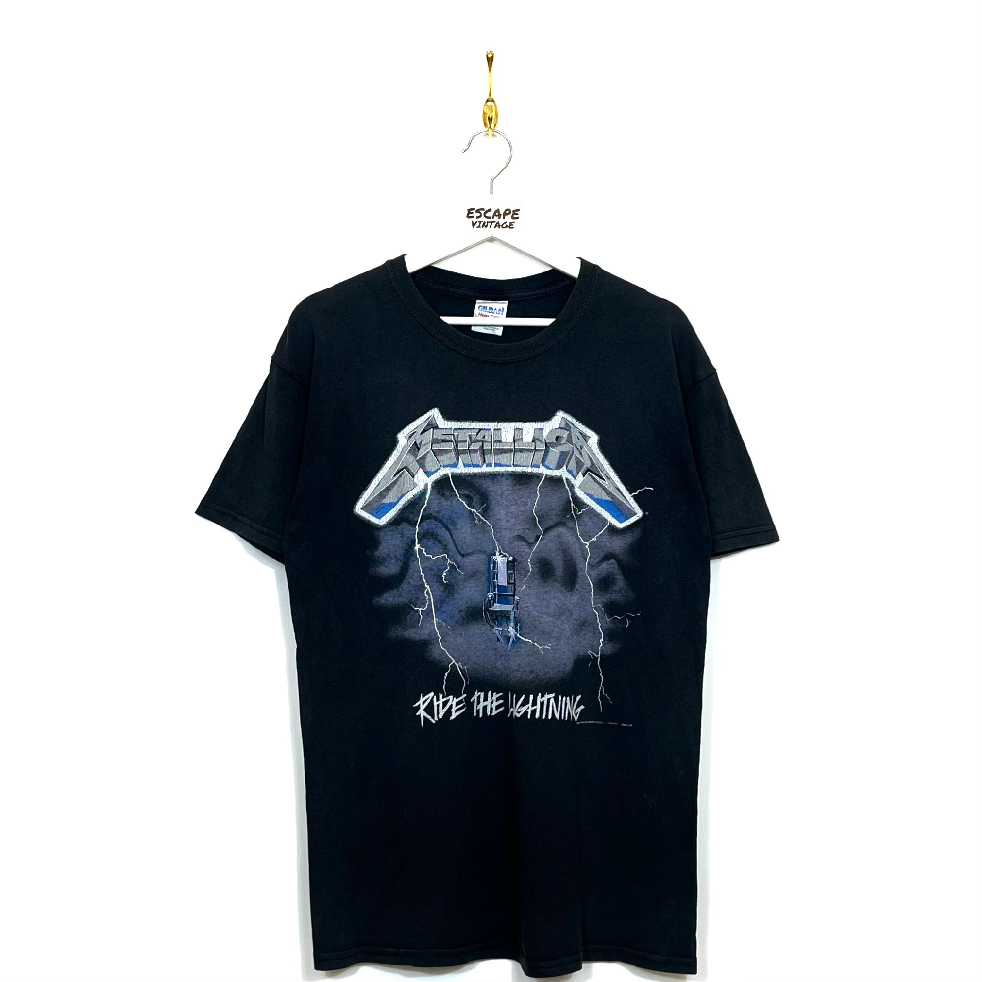 T-Shirt Grafica Metallica Vintage [M]