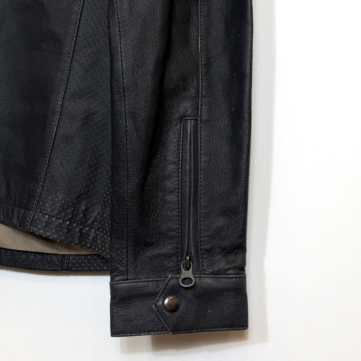 Giacca Racing In Pelle Vintage [L]