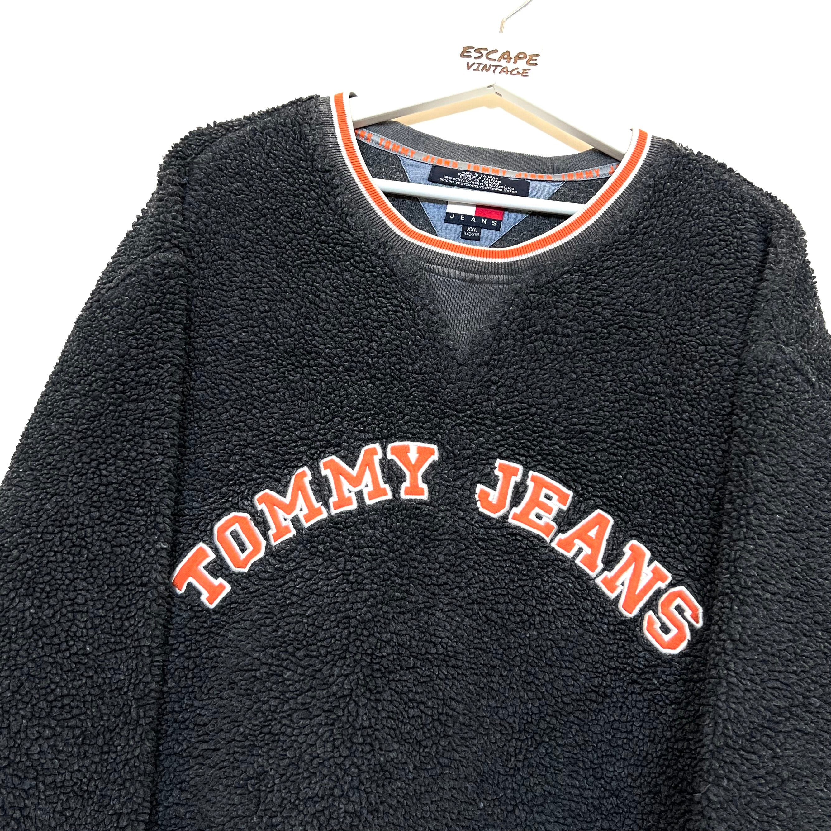00s Felpa Tommy Jeans in Pile Vintage [XL]