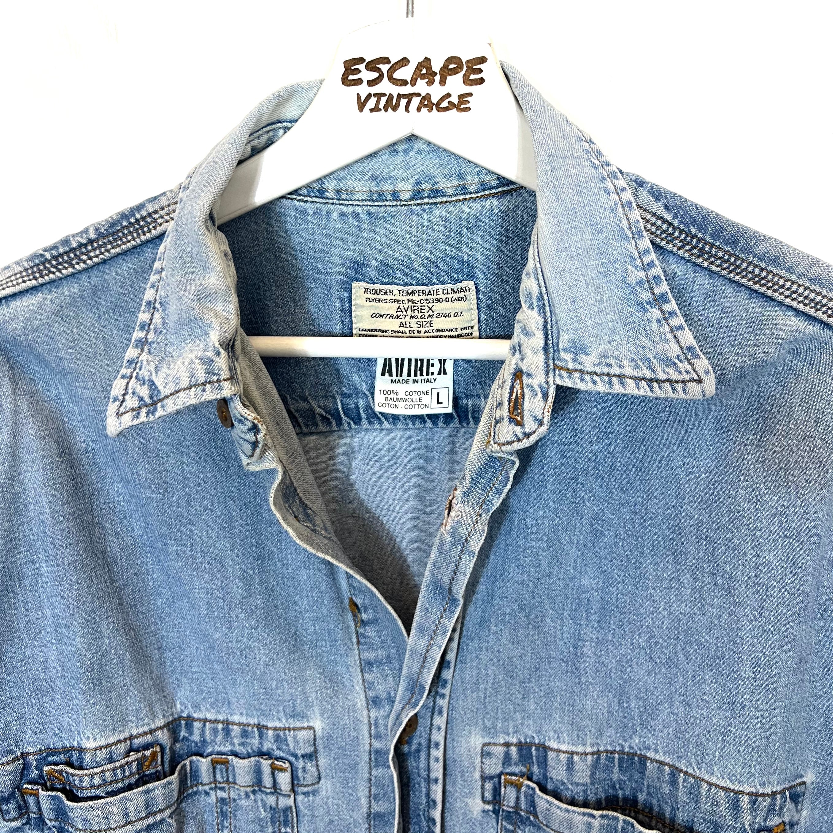 Camicia Avirex In Denim Vintage [L]