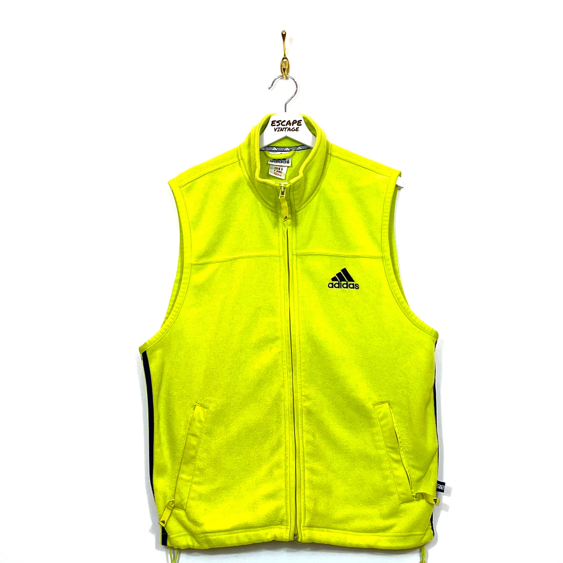 90s Gilet Adidas In Pile Vintage [L]