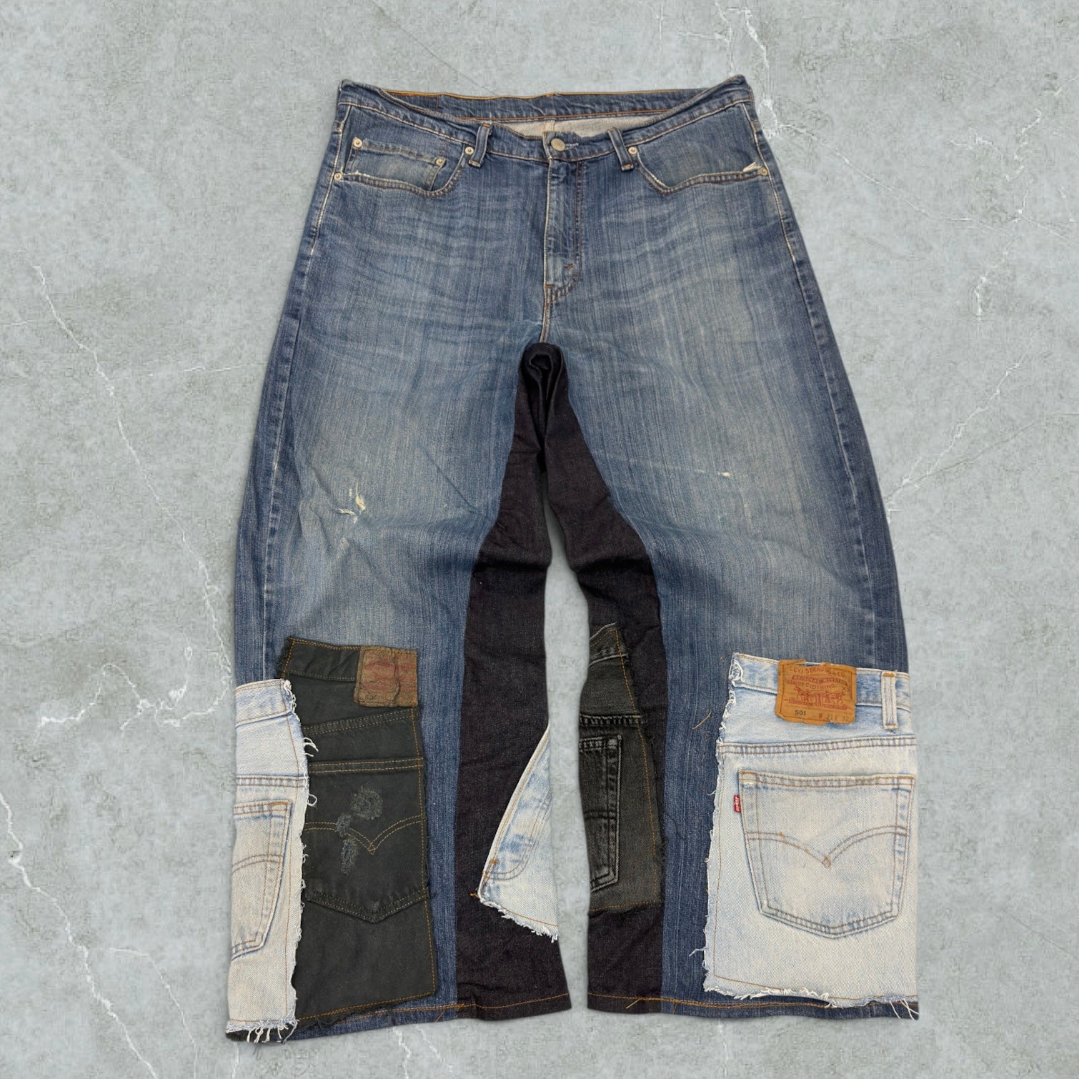 [LIMITED EDITION] Jeans Levis Patchwork Ultra Baggy Vintage [50 IT]