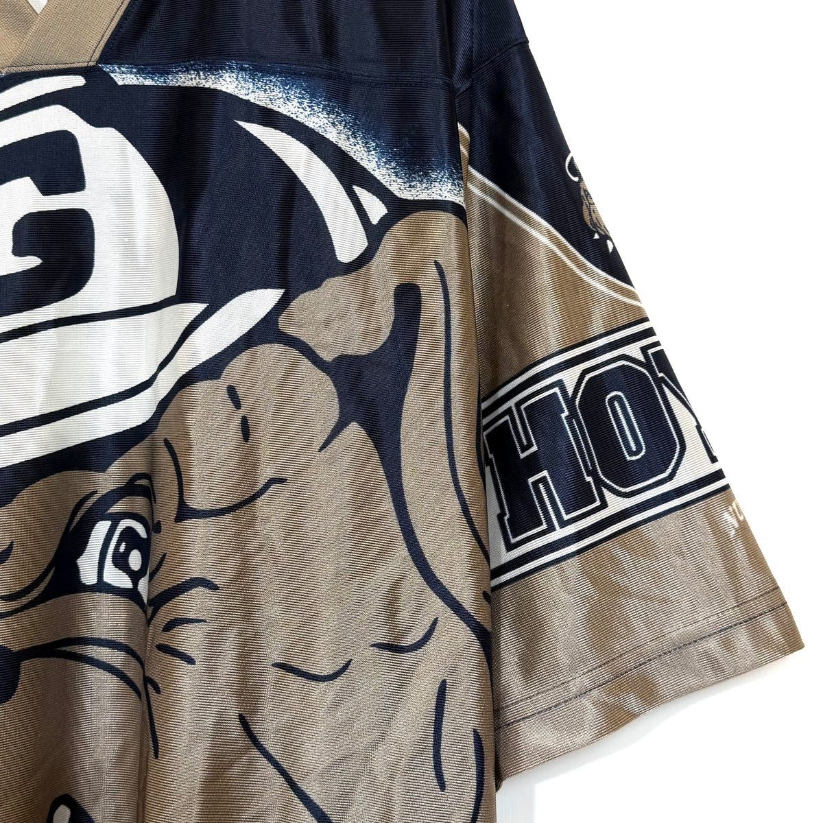 [ULTRA RARA] 90s Jersey Nutmeg Full Print Vintage [L]