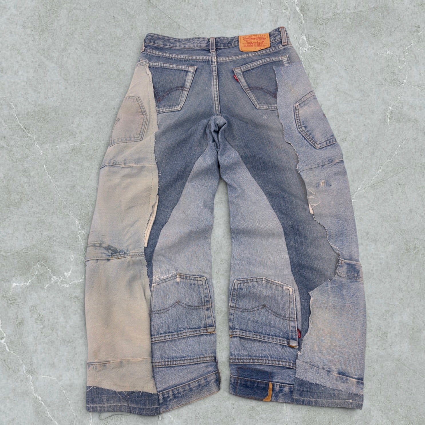 [LIMITED EDITION] Jeans Levis Patchwork Ultra Baggy Vintage [43 IT]
