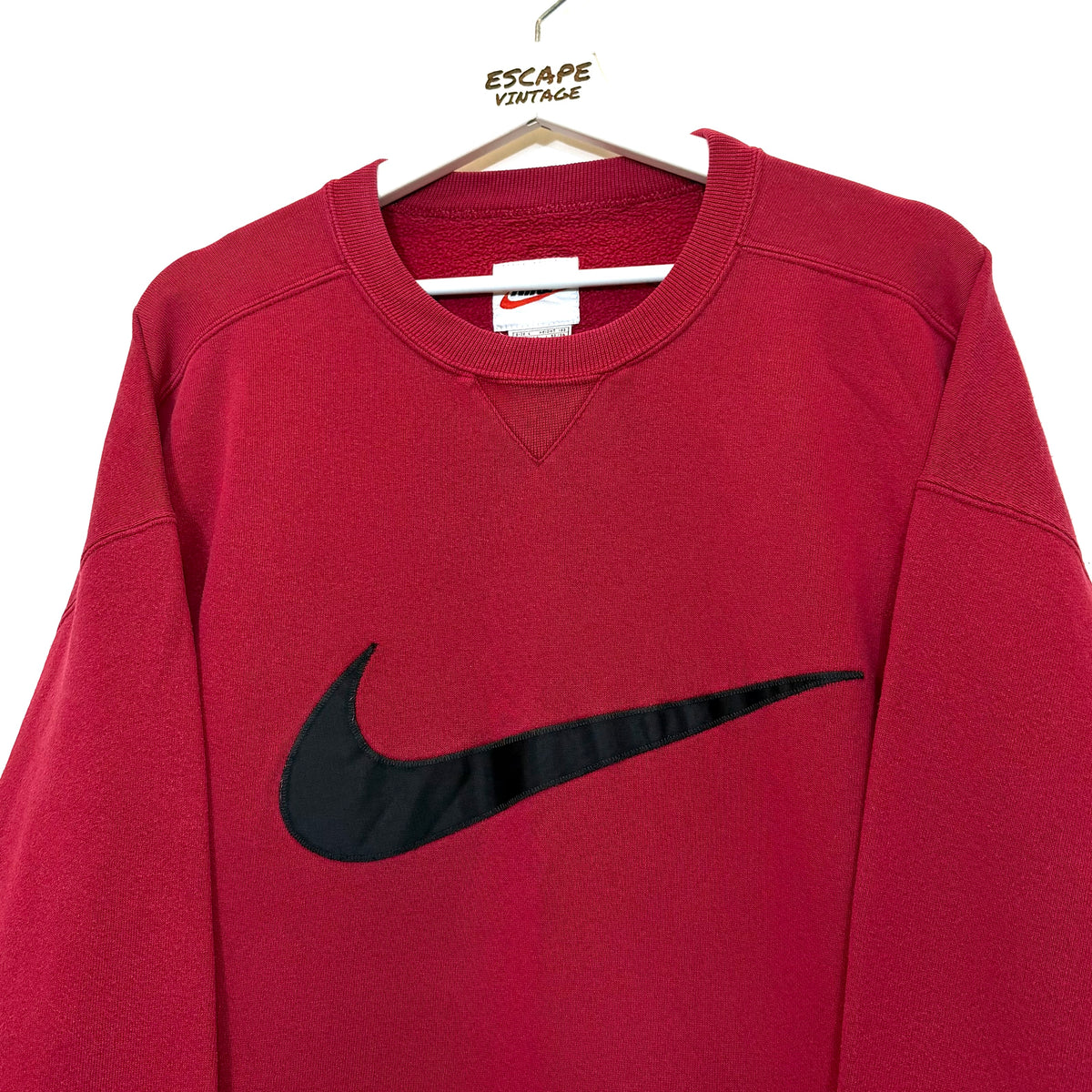 90s Felpa Nike Big Swoosh Vintage [L]