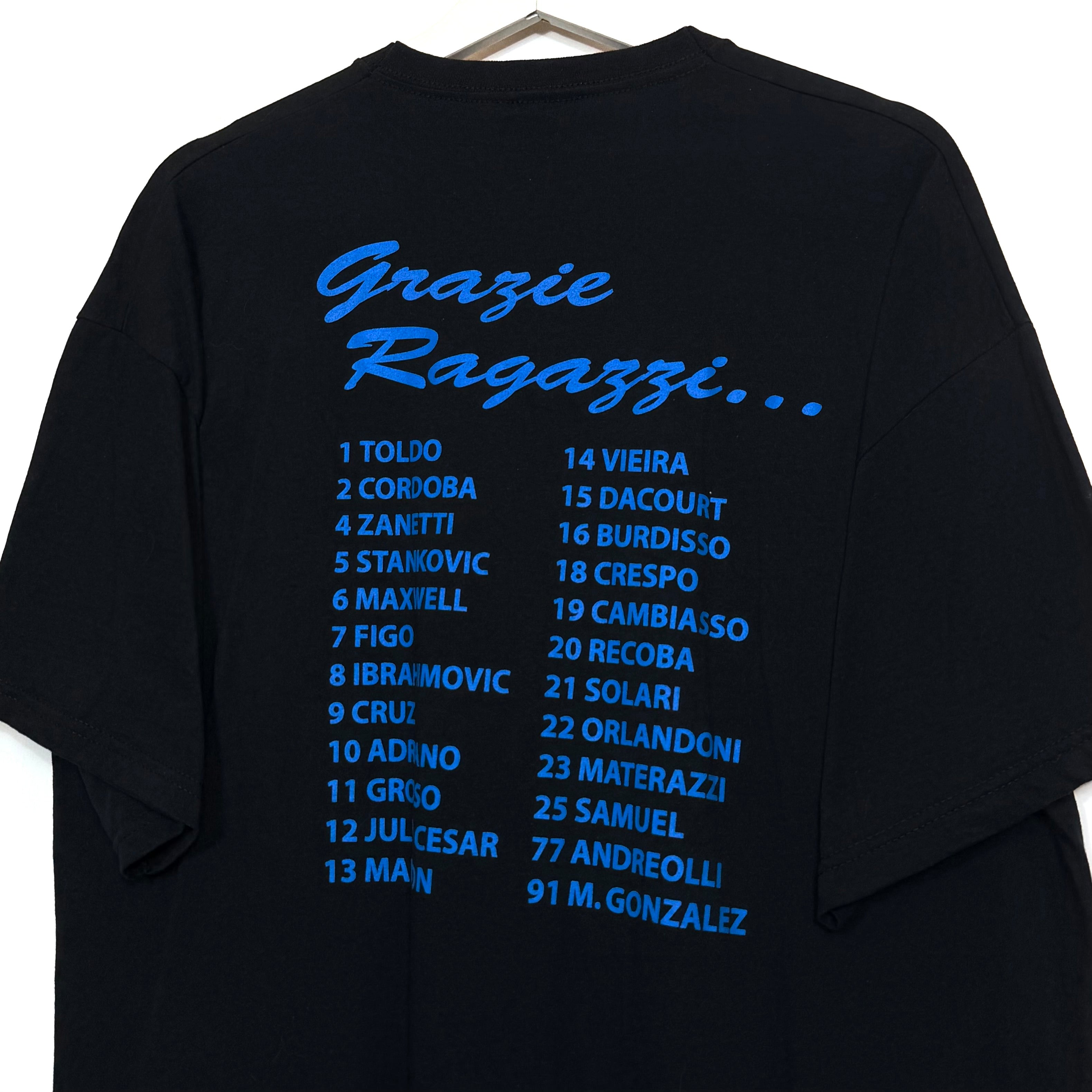 00s T-Shirt Grafica Italia Vintage [XL]