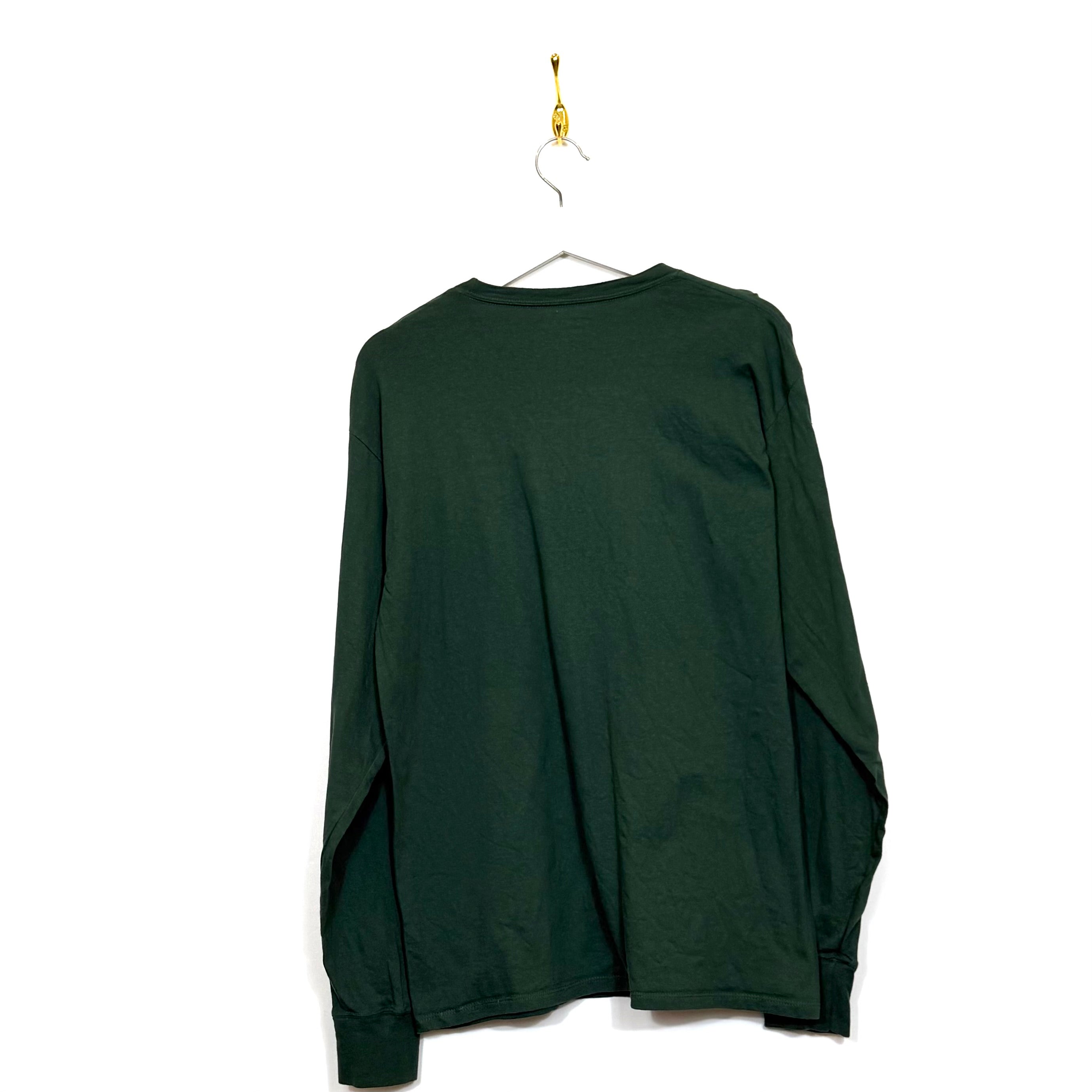 00s T-Shirt Champion Maniche Lunghe Vintage [M]