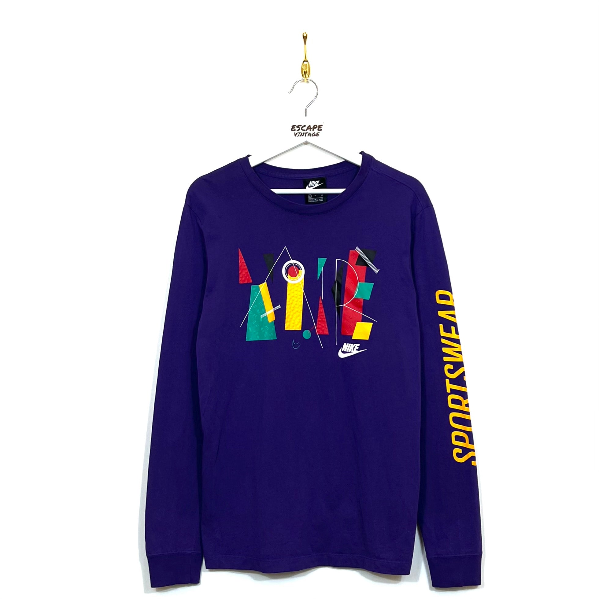 T-Shirt Nike Maniche Lunghe Vintage [M]