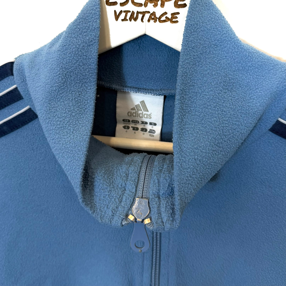 00s Felpa Adidas In Pile Vintage [M]