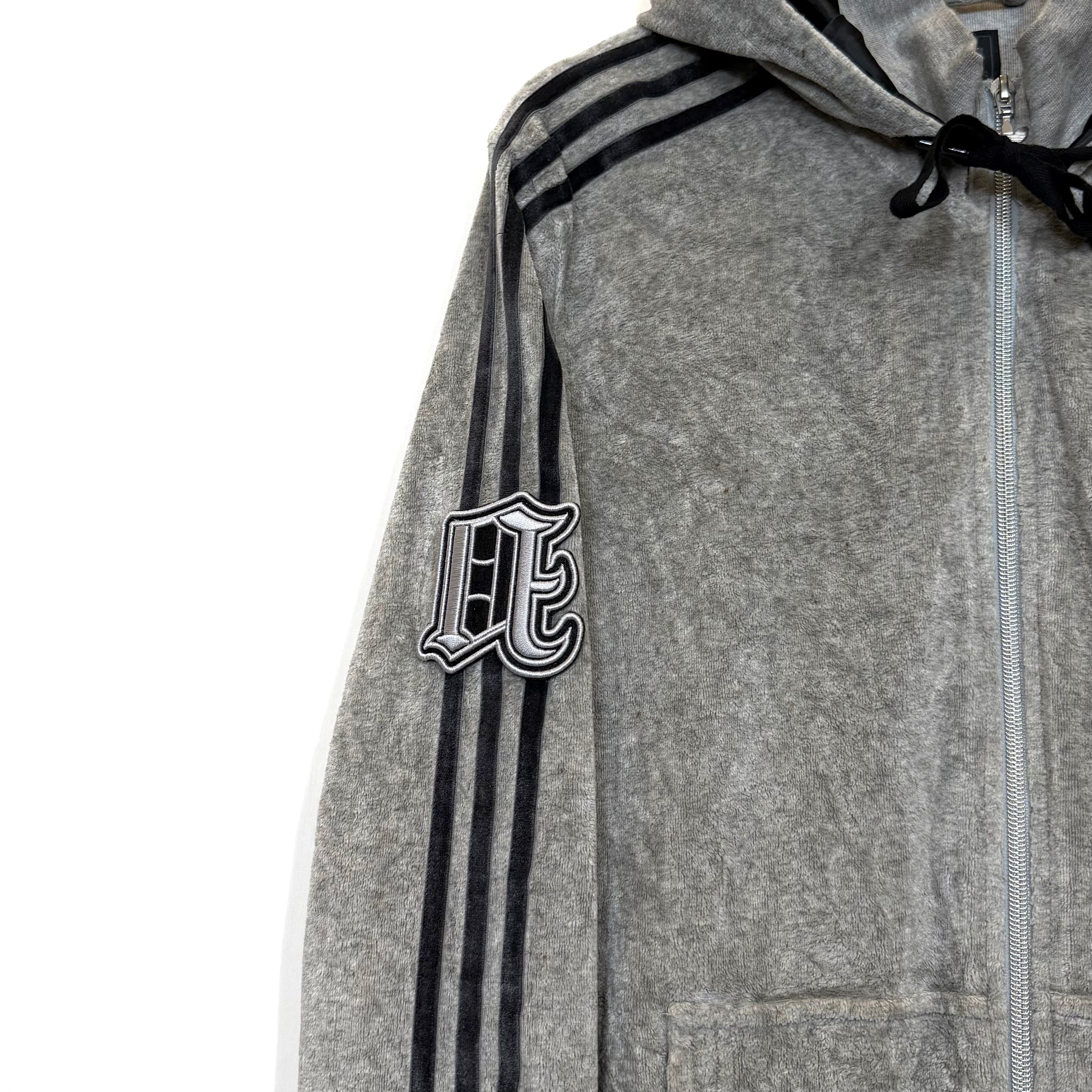 00s Felpa Adidas In Velluto Vintage [M]