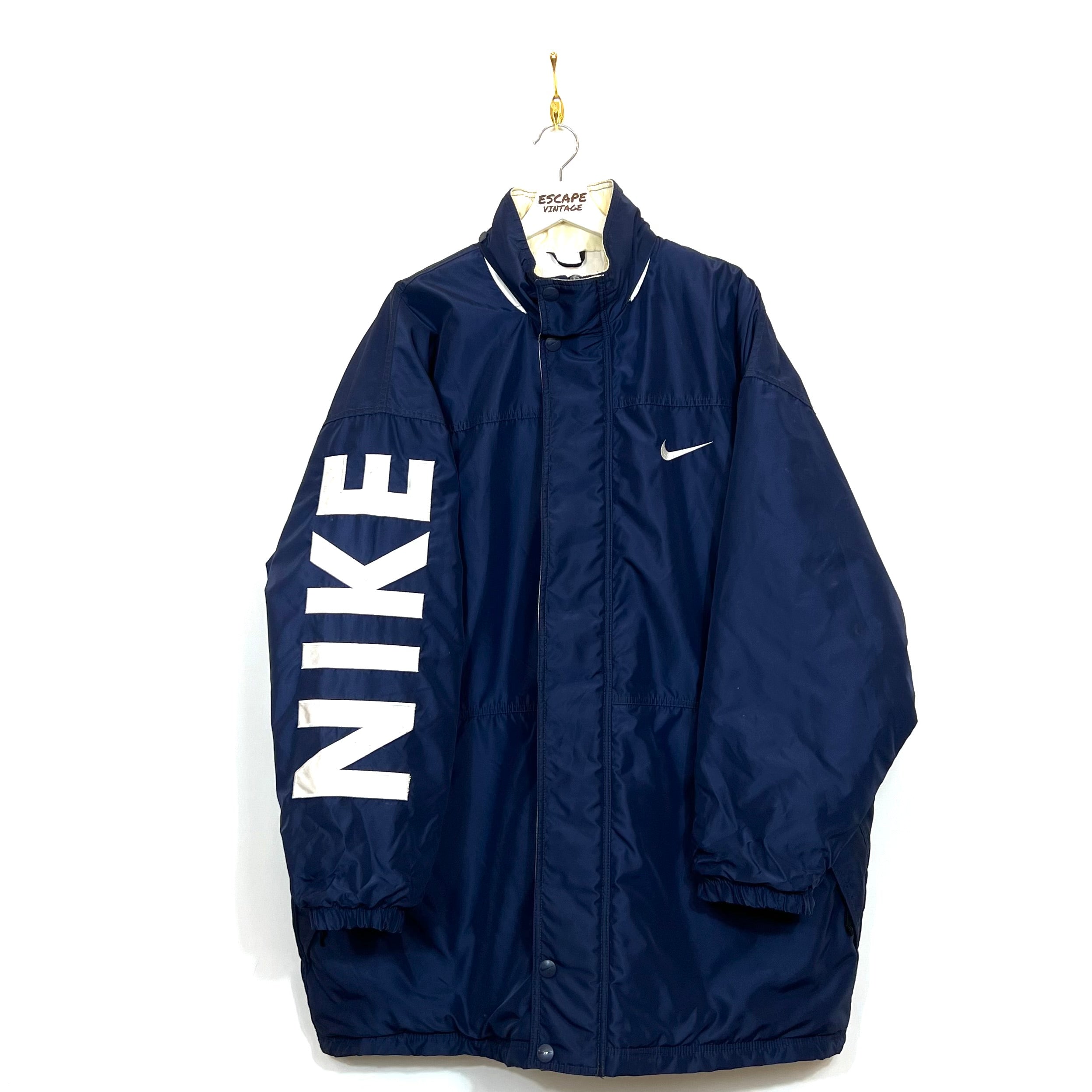 [RARO] 90s Giubbino Nike Spellout Vintage [XXL]
