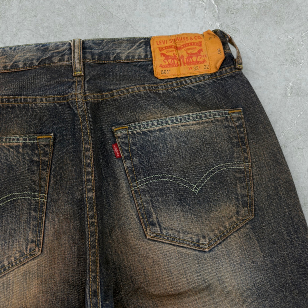 Jeans Levis 501 Con Cimosa Vintage [46 IT]