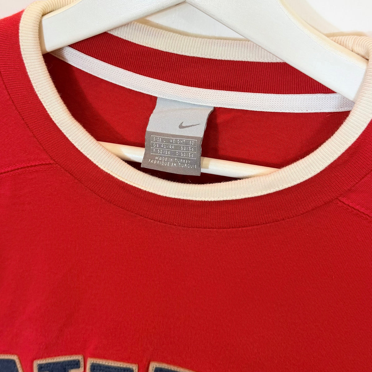 [RARA] 00s T-Shirt Nike Spellout Maniche Lunghe Vintage [L]