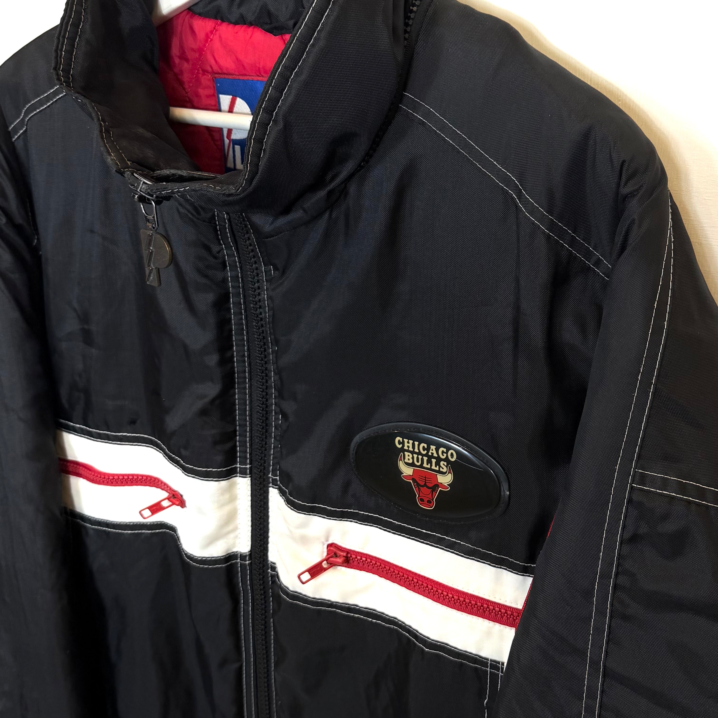 [ULTRA RARO] 90s Giubbino Pro Player NBA Chicago Bulls Vintage [L]