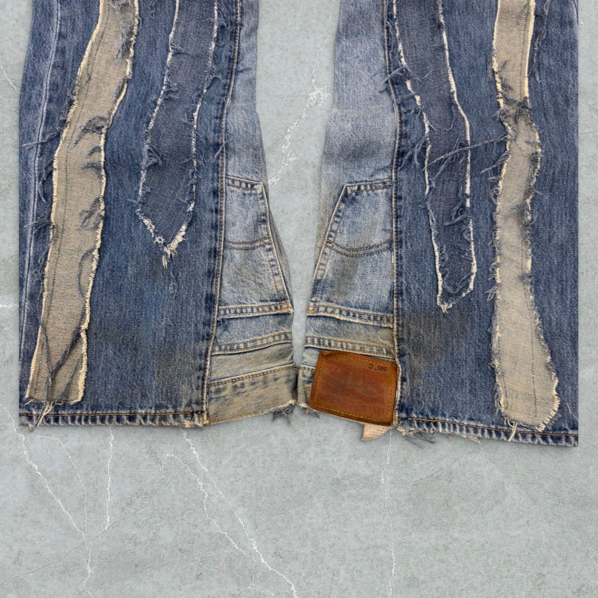 [LIMITED EDITION] Jeans Levis 501 Patchwork Vintage [48 IT]