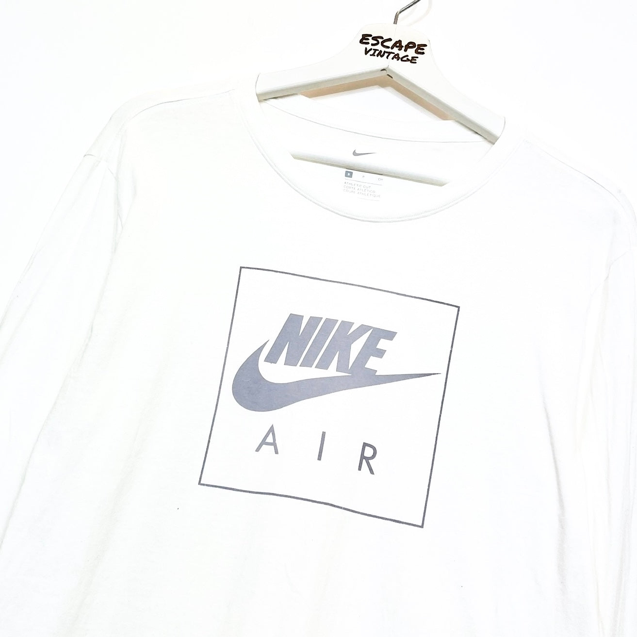 00s T-Shirt Nike Maniche Lunghe Vintage [S]