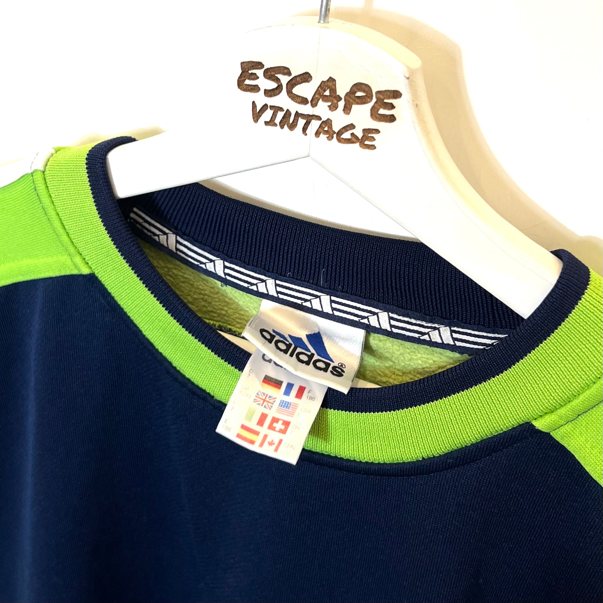 90s Felpa Adidas Vintage [L]