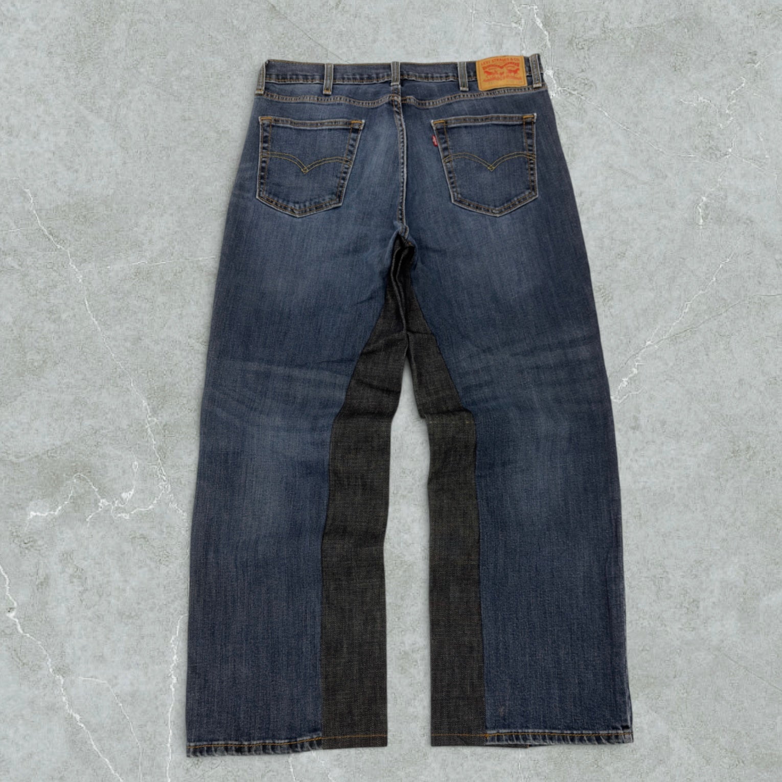 Jeans Levis Patchwork Super Baggy Vintage [52 IT]