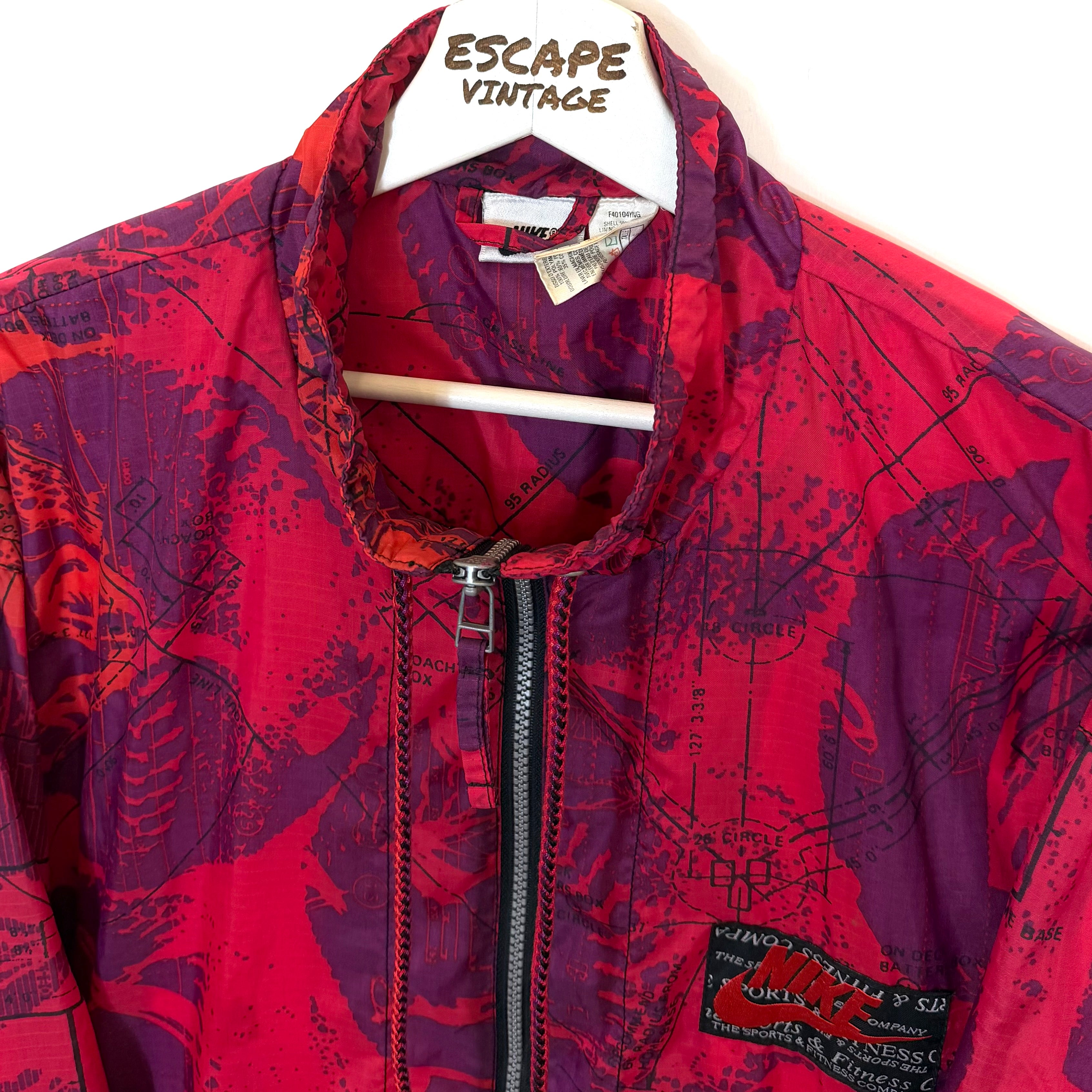 [RARA] 90s Giacca Nike Antivento Vintage [L]