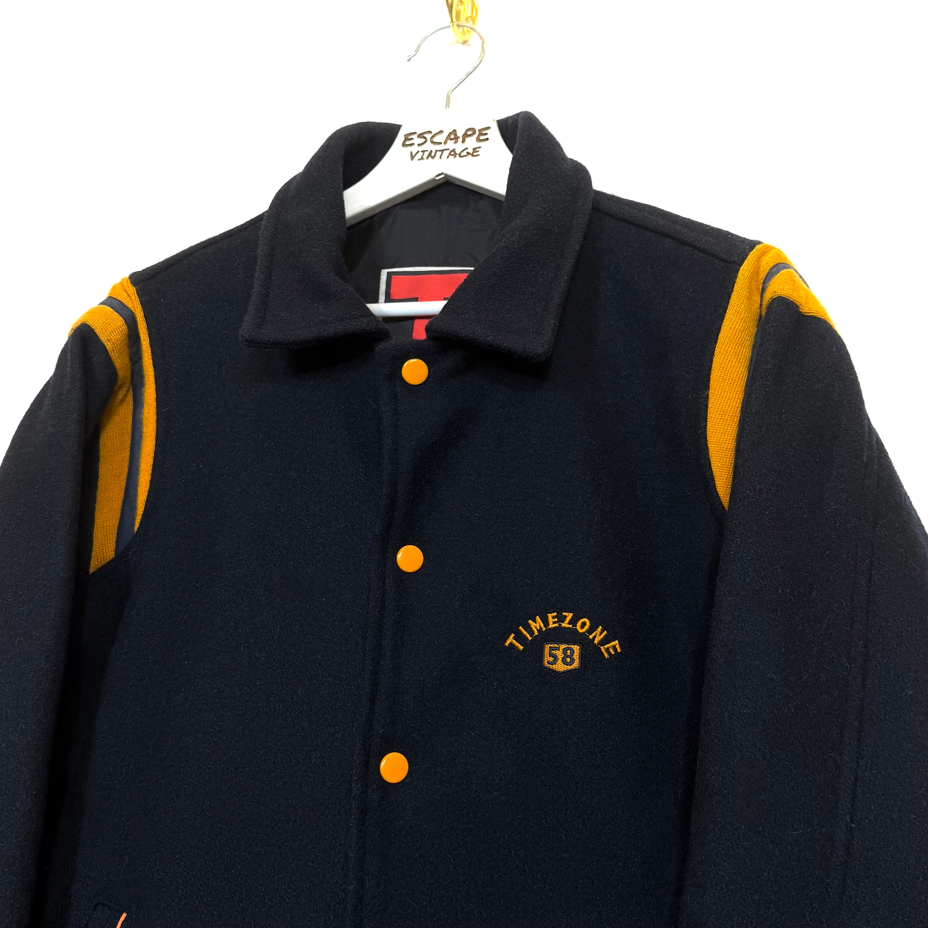 00s Giacca Varsity Timezone Vintage [L]