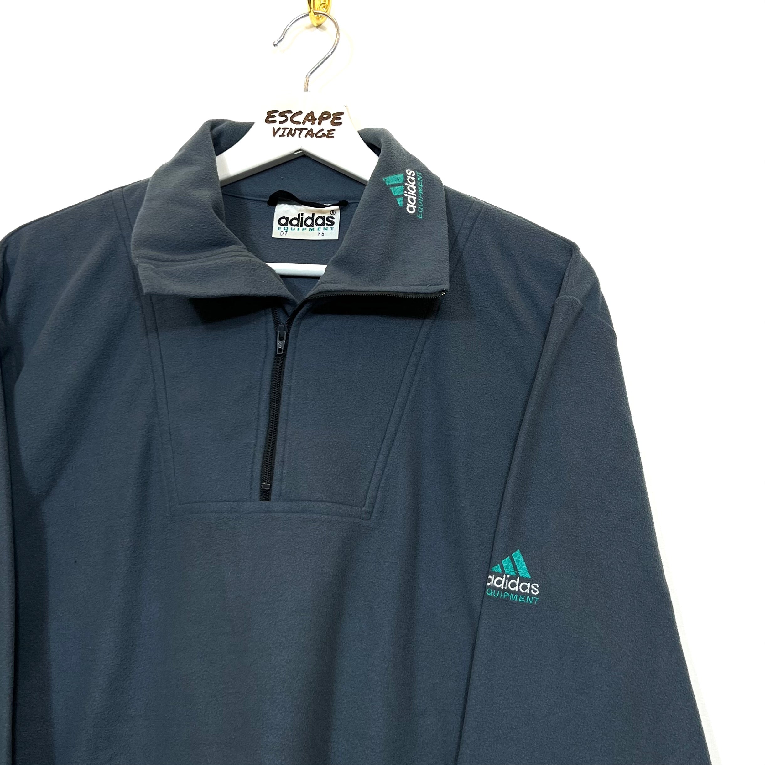 90s Felpa Adidas Equipment In Pile Vintage [L]