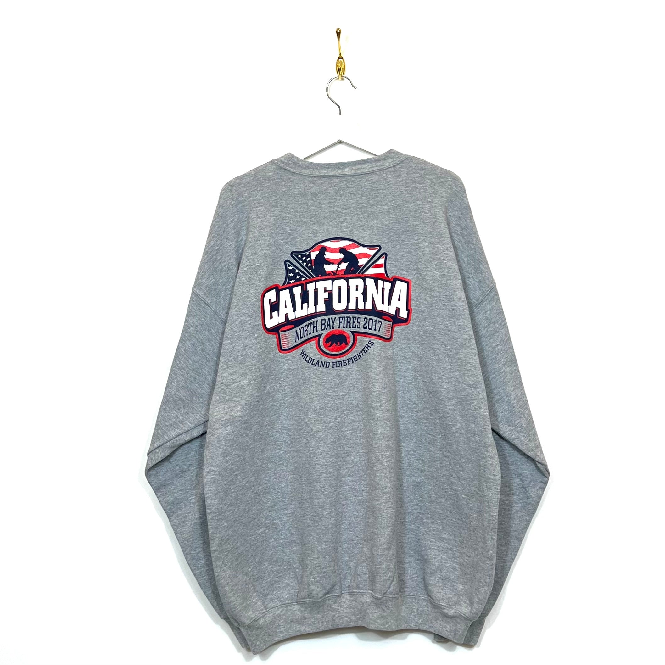 00s Felpa Grafica USA Vintage [XL]