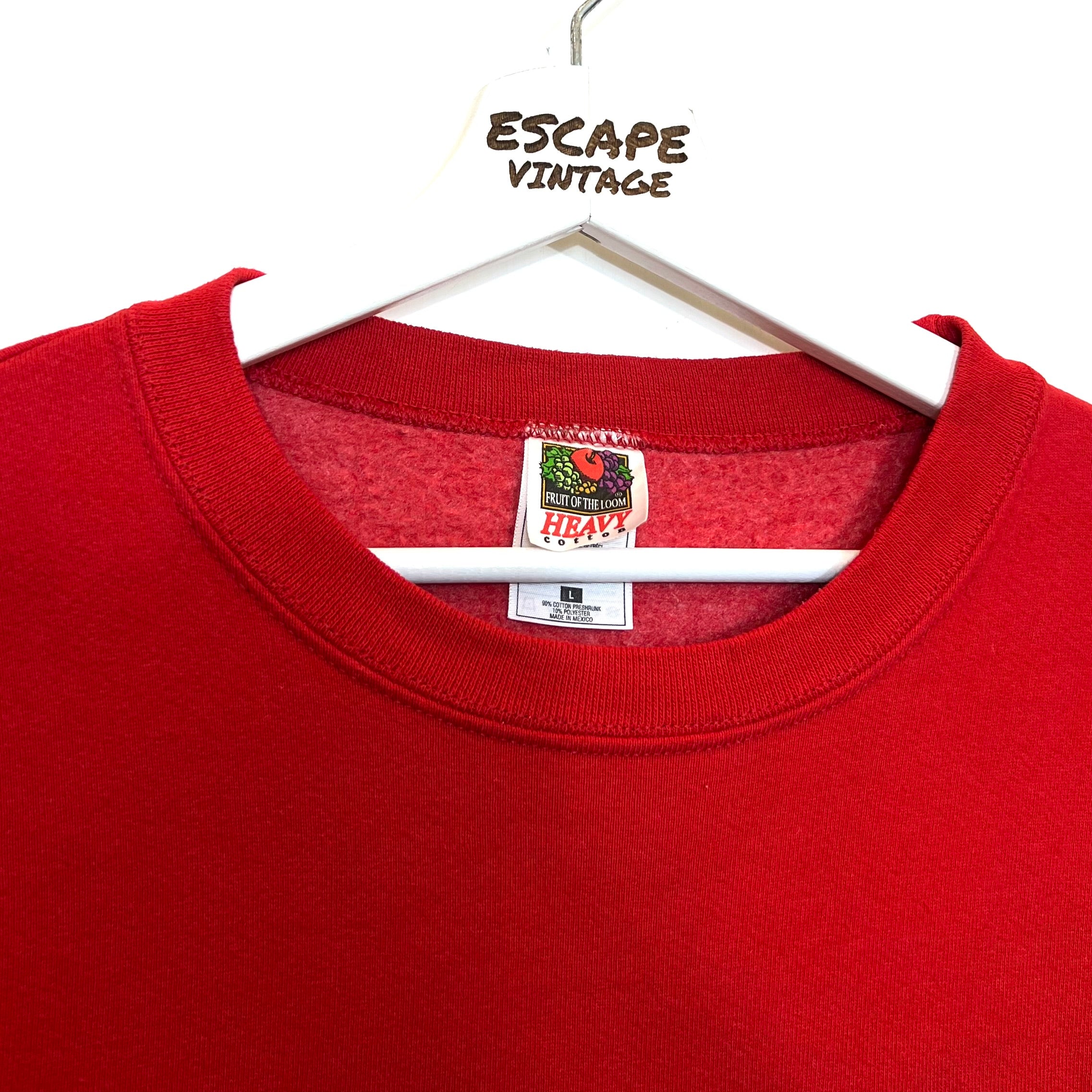 90s Felpa Fruit Of The Loom Vintage [L]