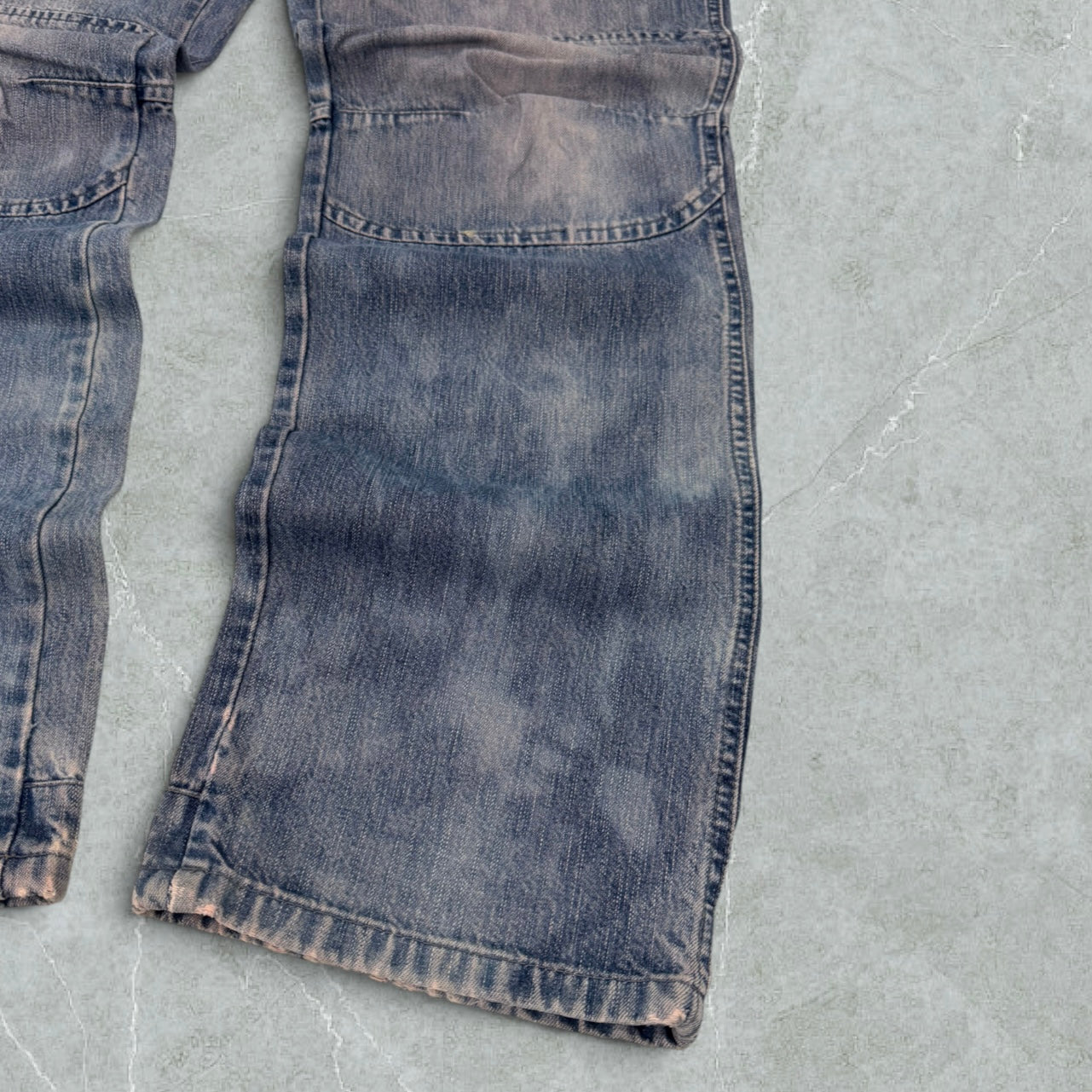 00s Jeans Baggy Hip Hop Tie Dye Vintage [47 IT]