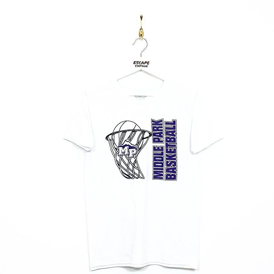 T-Shirt Gildan Grafica Basketball Vintage [S]