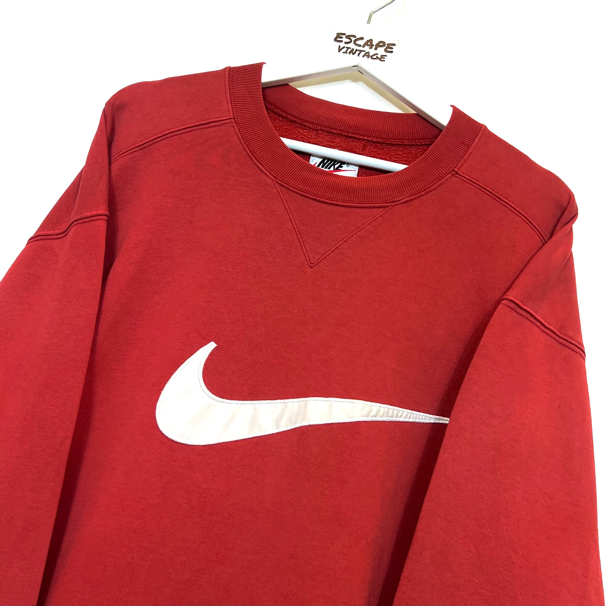 [SUPER RARA] 90s Felpa Nike Big Swoosh Vintage [L]
