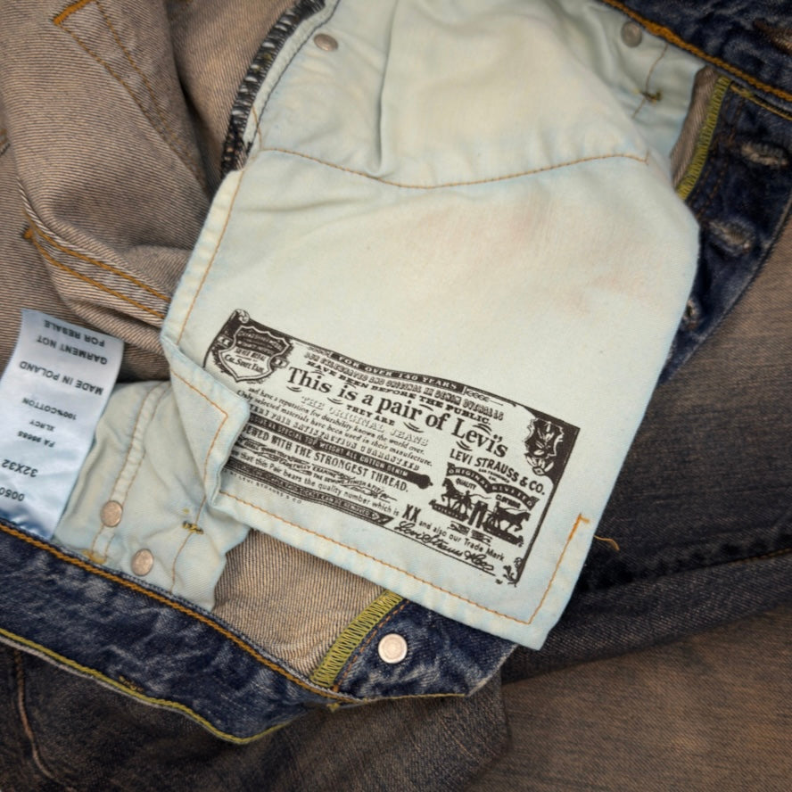 Jeans Levis 501 Con Cimosa Vintage [46 IT]