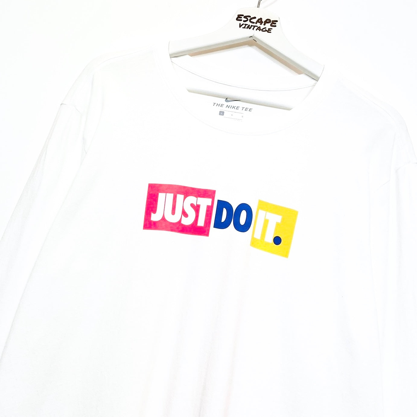 00s T-Shirt Nike Maniche Lunghe Vintage [L]