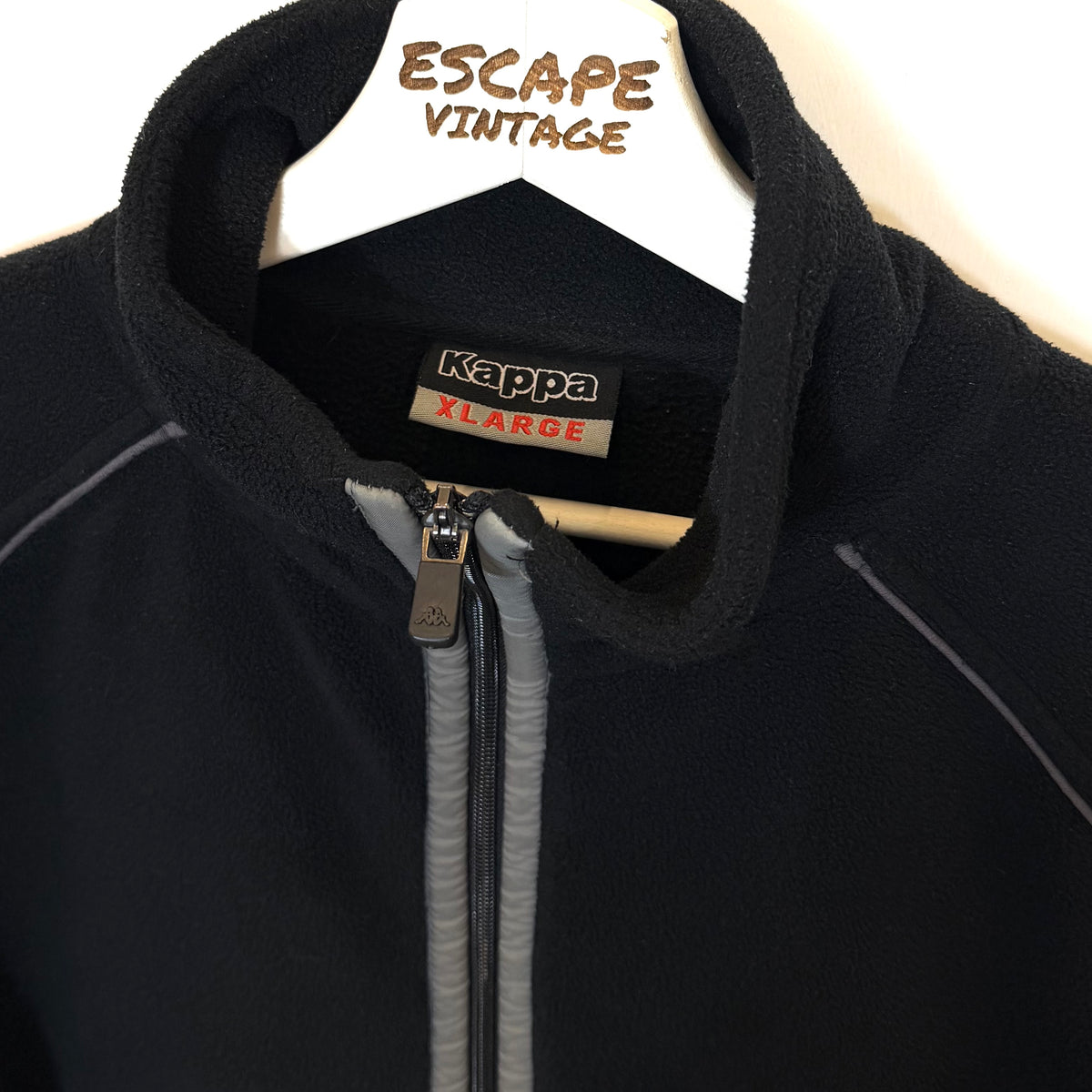 90s Felpa Kappa In Pile Vintage [XL]