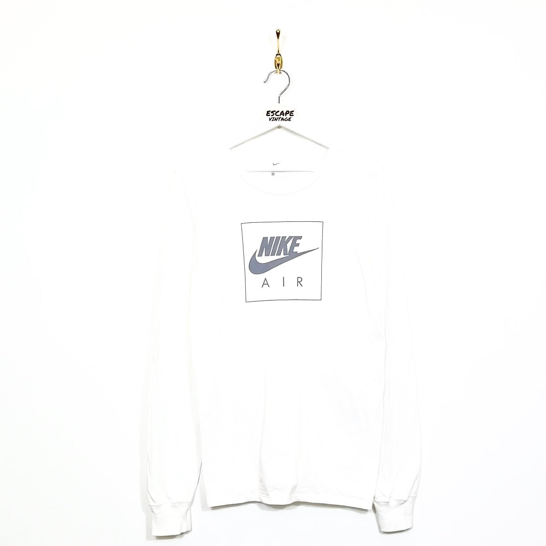 00s T-Shirt Nike Maniche Lunghe Vintage [S]