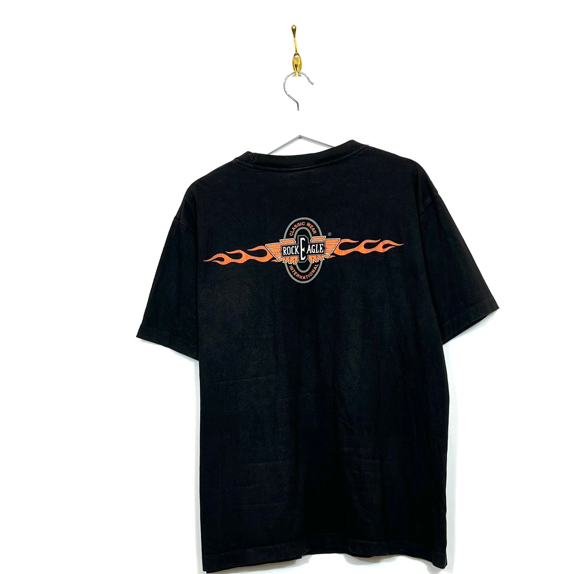 00s T-Shirt Grafica Rock Vintage [L]